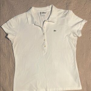 Lacoste Women's White Polo Shirt